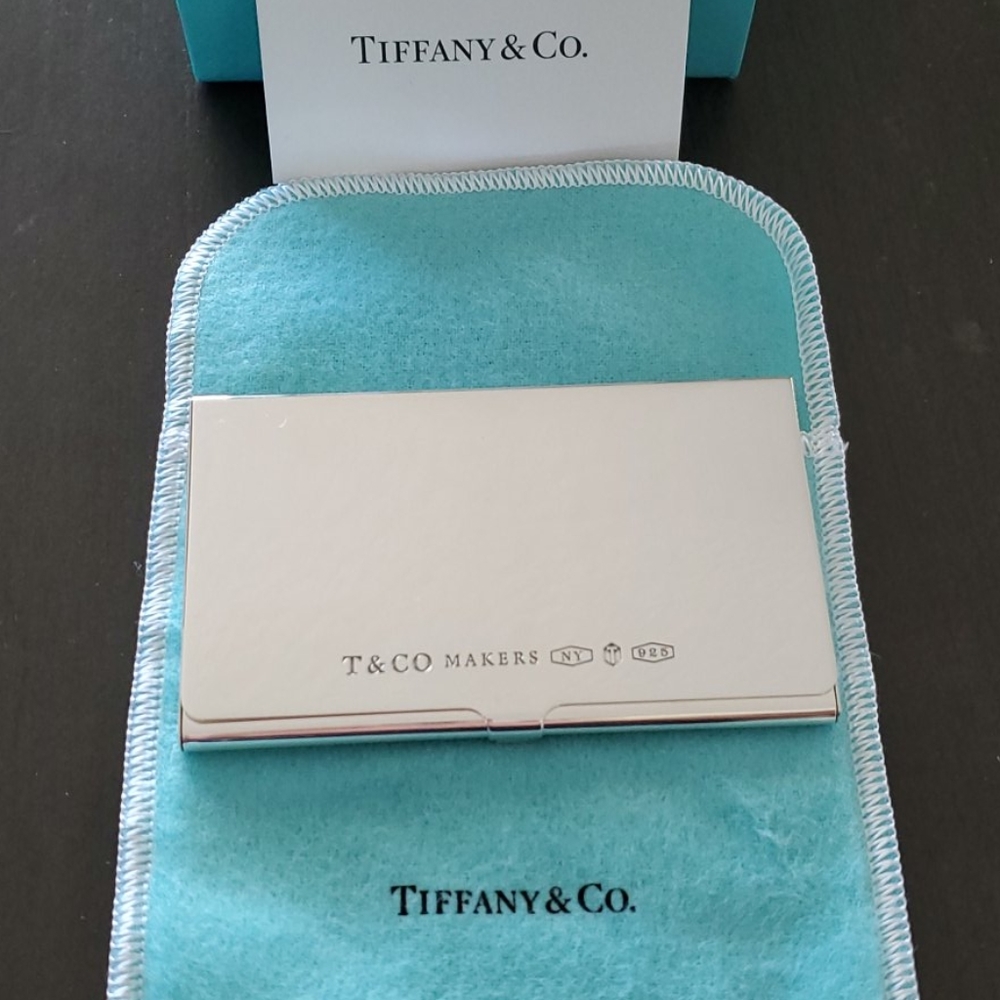 Tiffany & company business card holder